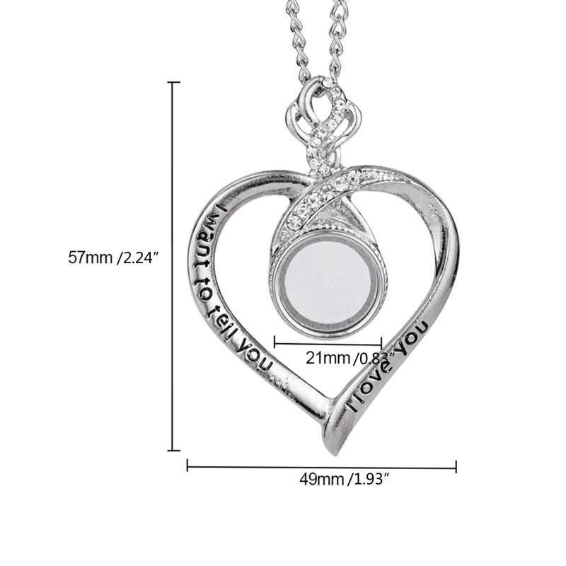 Vòng cổ Mặt Trái Tim Đính Đá Pha Lê Xinh Xắn