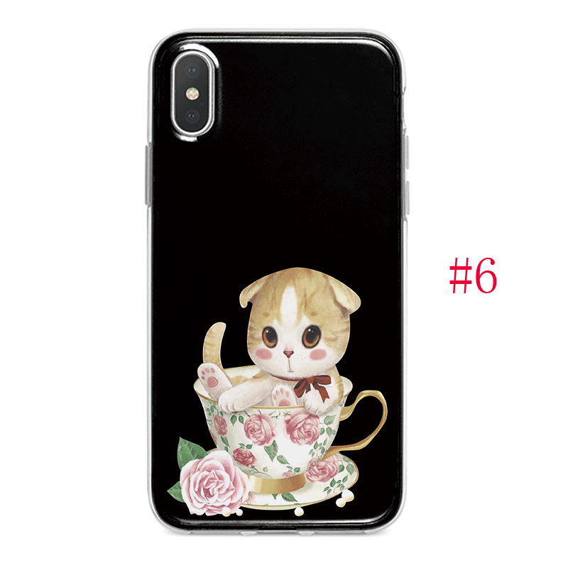 Ốp lưng Oppo A71 A77 A83 A1 F5 A12 A12E vỏ điện thoại Silicone mềm Case Mèo hoạt hình