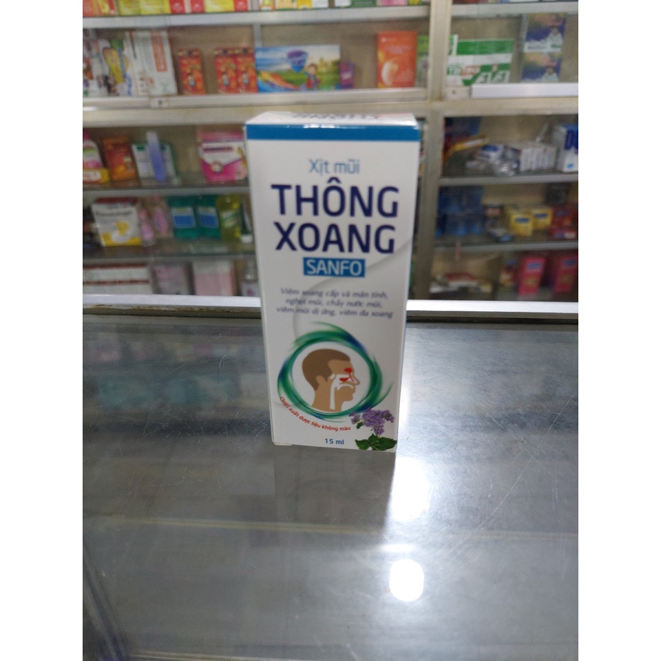 Xịt Mũi Thông Xoang Sanfo, chai 15ml