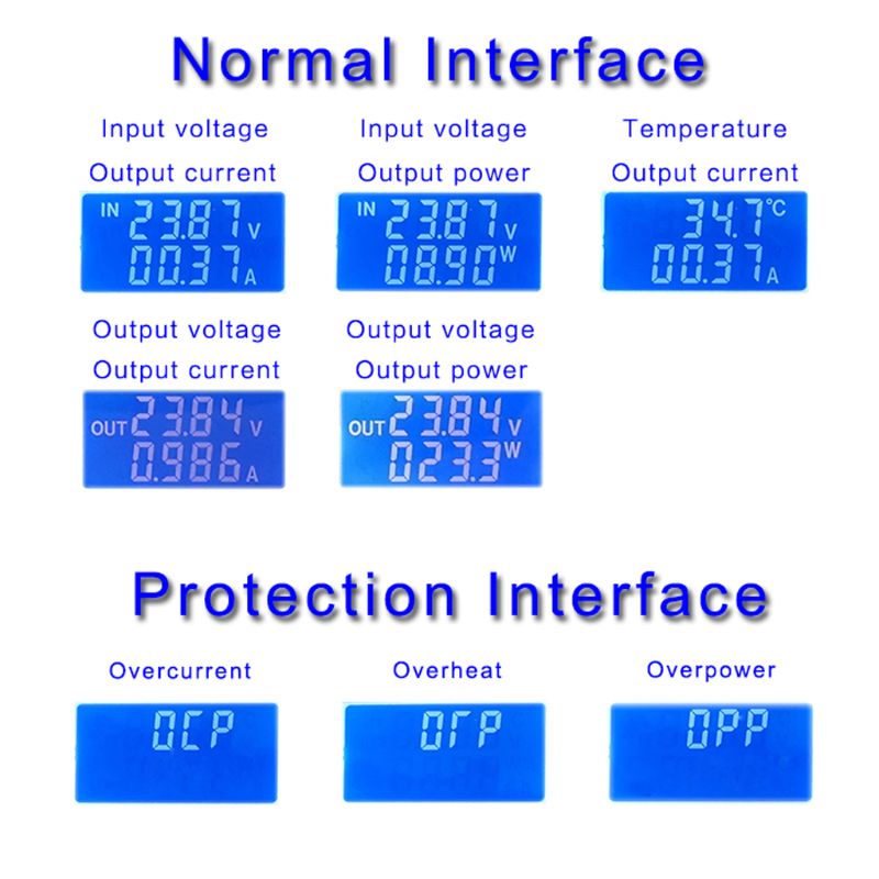 Mô-đun Điều Chỉnh Nguồn Điện DC 0.5-30V 6A 60W / 4A 35W