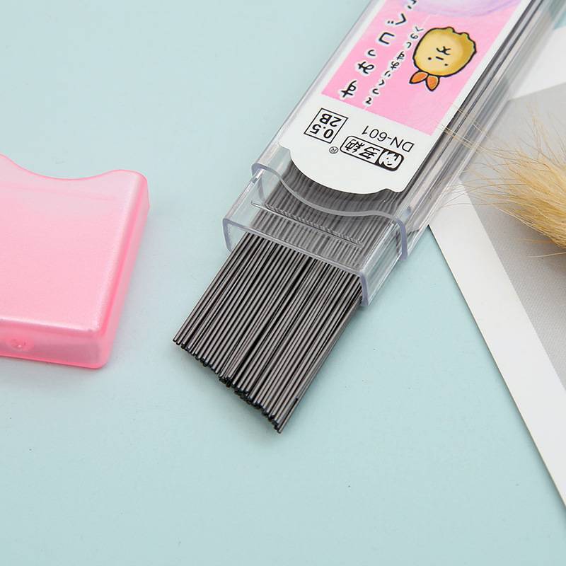 Hộp ruột bút chì cơ tự động vẽ phác họa nhiều màu 0.5/0.7mm San-X SUMIKKO GURASHI cartoon animals Simple Mechanical Pencil Lead HB Pencil Rod Automatic Pencil Lead Refill Office School Supplies