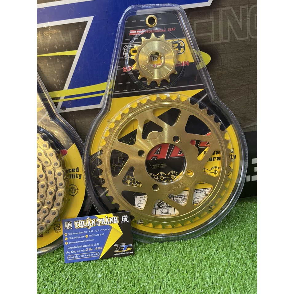 Nhông sên dĩa sport Combiz 9ly  Xipo/Satria