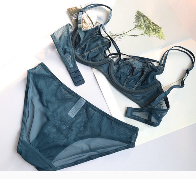 Bộ Đồ Lota Có Gọng Không Đệm Ren Lưới Siêu Mát S030