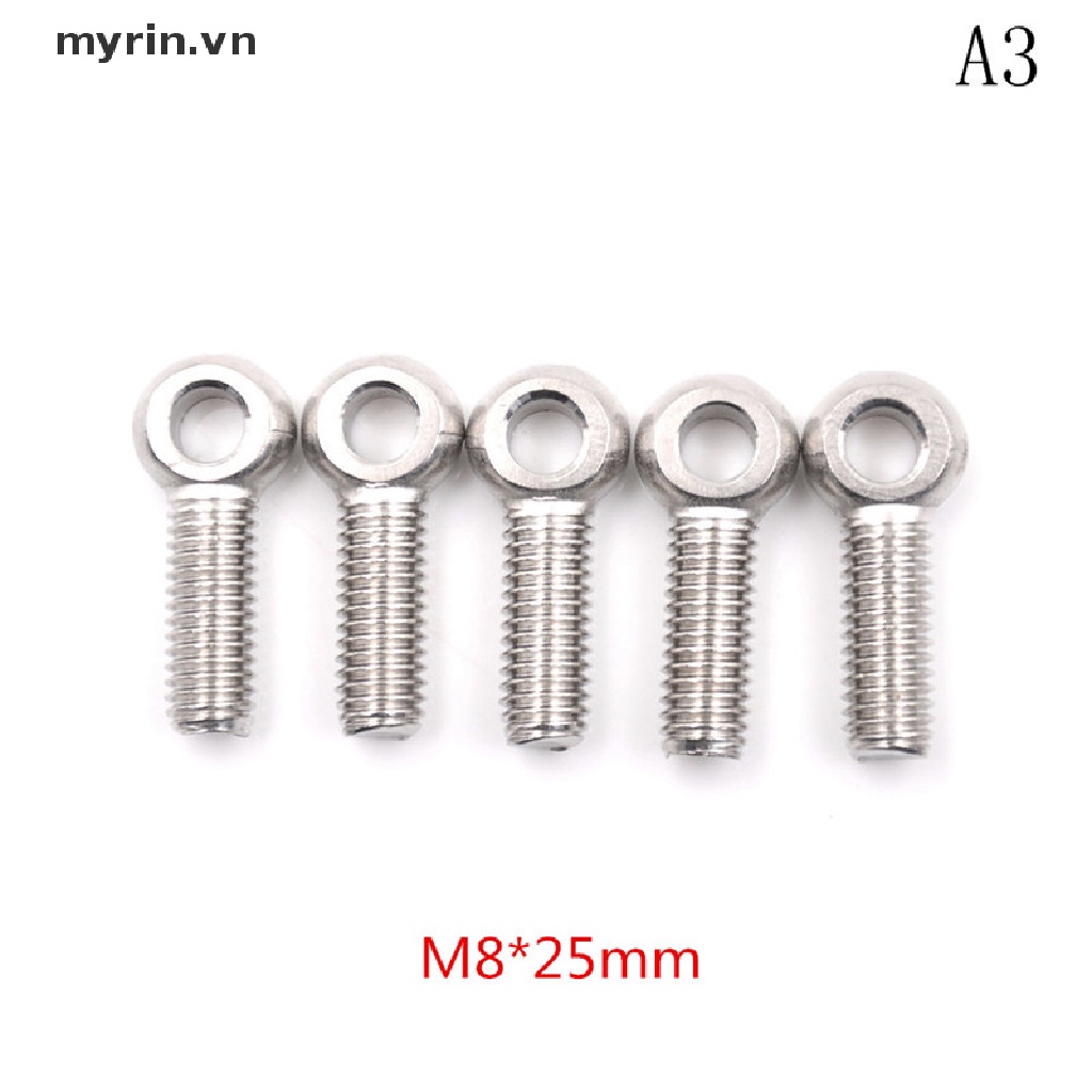 Set 5 Bu Lông Inox M5 M6 M8 M10 M12 Chuyên Dụng