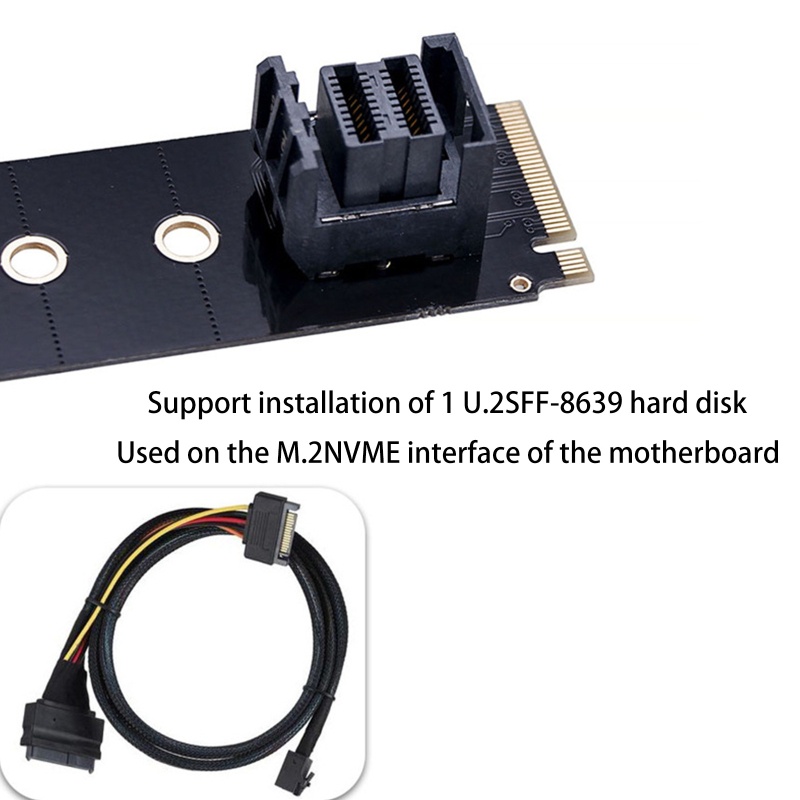 Thẻ Chuyển Đổi Ổ Đĩa Cứng SFF-8639 SSD PCIE Cho M 2 NVME SSD Sang U 2