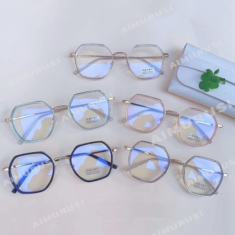 Mắt kính chống ánh sáng xanh phong cách Hàn Quốc thời trang