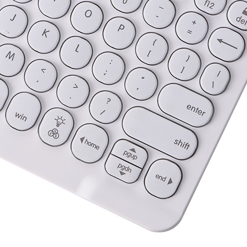 Bàn Phím Bluetooth Không Dây Mini 10 Inches RGB Có Đèn Nền Tiện Dụng Cho Ipad / Laptop