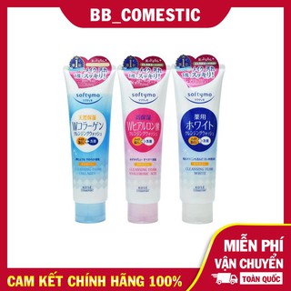 Sữa rửa mặt bổ sung collagen KOSE Softymo Cleansing Foam Collagen 190g - Nhật Bản