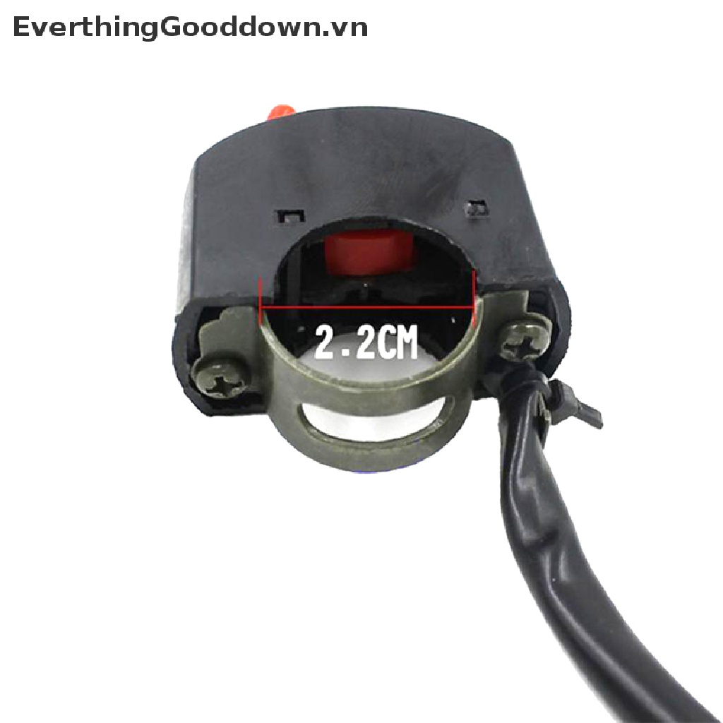Everthinggooddown Công Tắc Bật / Tắt Đèn Gắn Tay Lái Xe Máy ATV