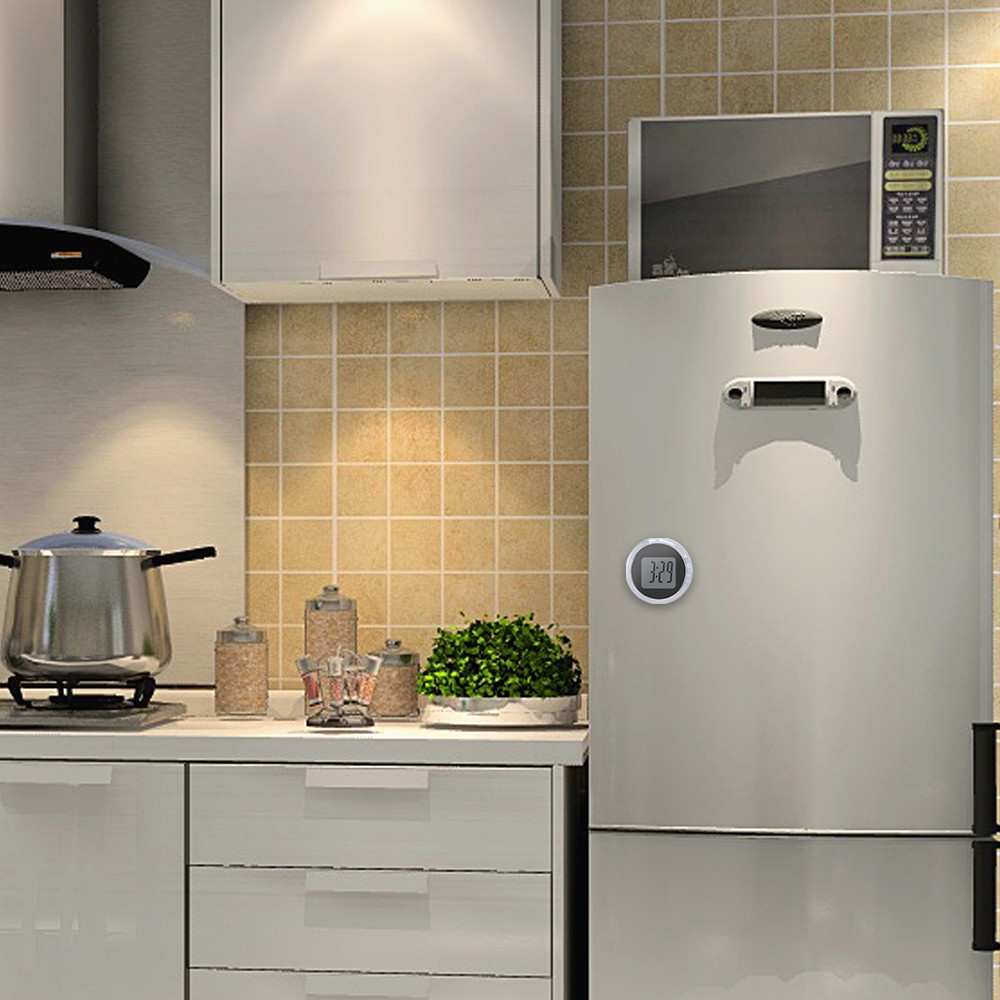 Đồng Hồ Điện Tử Mini Chống Thấm Nước Cho Xe Máy