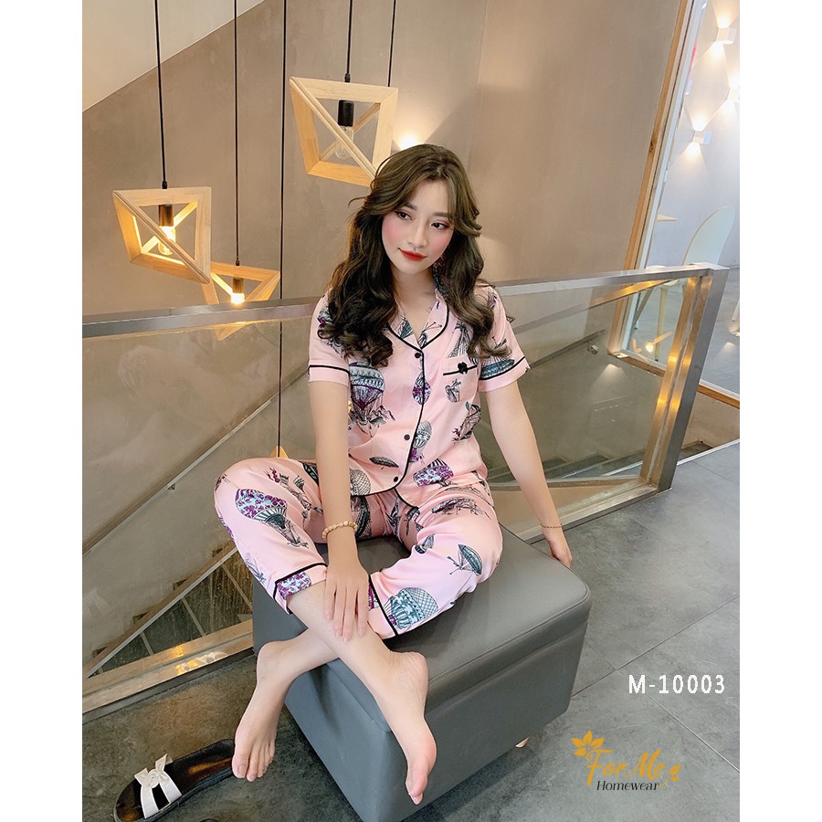 Bộ ngủ pijamas họa tiết kinh khí mã 10