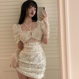 Váy body phối ren sexy