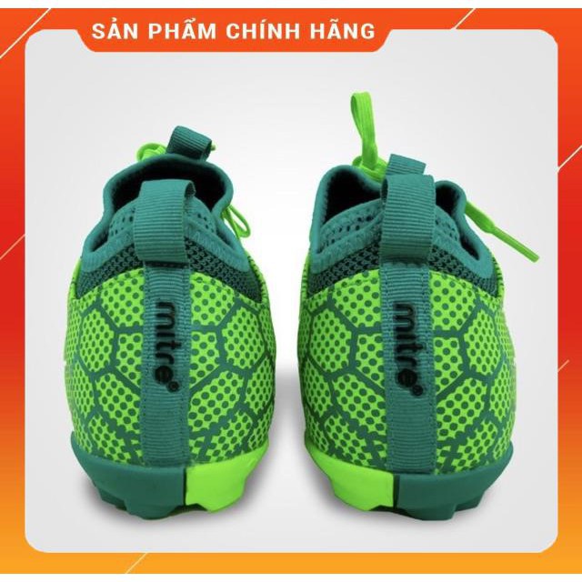 (Chính hãng) Giày bóng đá sân cỏ nhân tạo Mitre MT181045 (xanh ngọc)