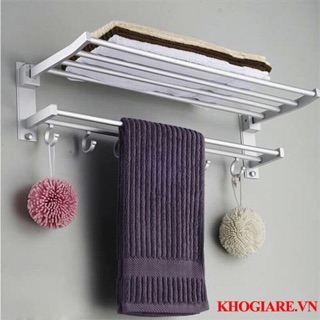 Kệ treo khăn mặt 2 tầng