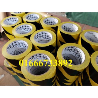 1 Cuộn Băng Dính Dán Nền 3M 766 Vàng Sọc Đen