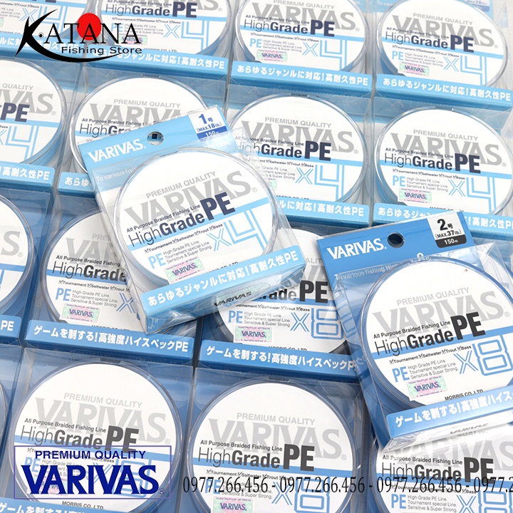 Dây PE Varivas HIGH GRADE PE X4 - X8