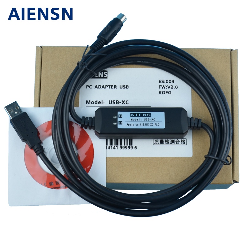 YTH Thích hợp cho Xinje XC1 / XC2 / XC3 / XC5 XD XE Cáp lập trình PLC Dây tải xuống truyền thông dữ 