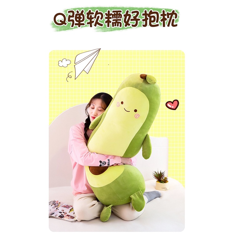 Quả Bơ Nhồi Bông Mềm Mại Dễ Thương