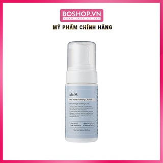 Sữa Rửa Mặt Dạng Bọt Klairs Dưỡng Ẩm Da Khô Rich Moist Foaming Cleanser 100ml