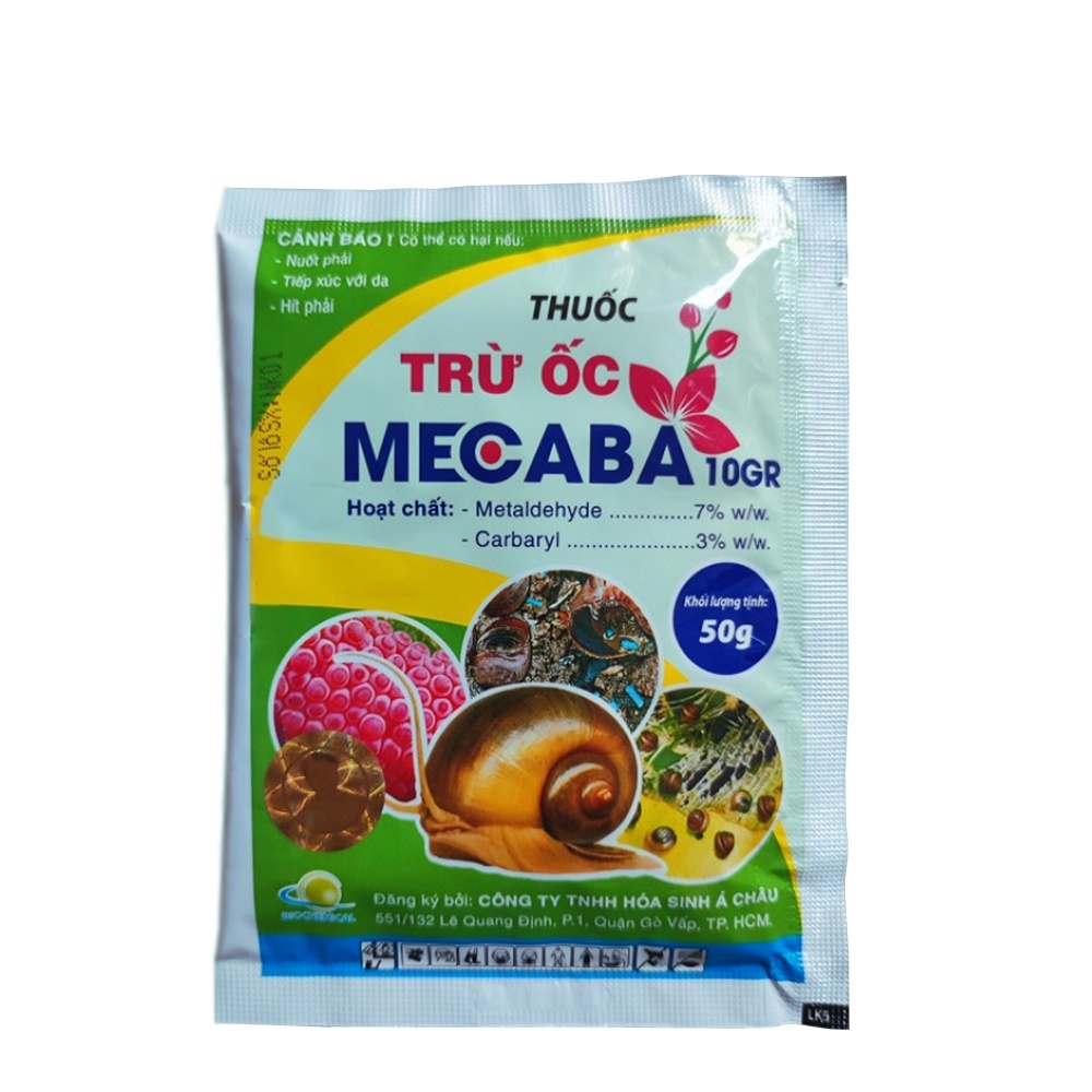Bả trừ ốc Mecaba 10GR - Gói 50 gram