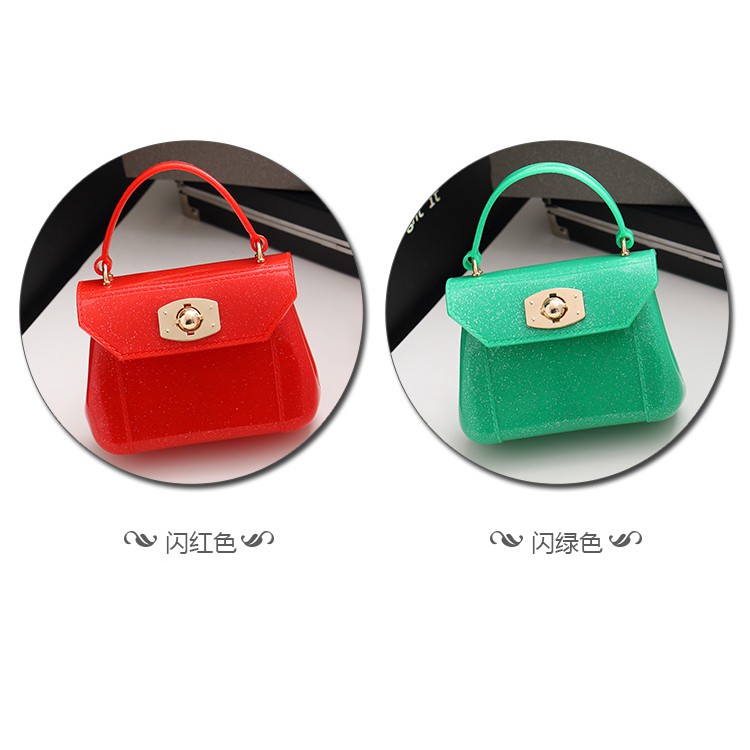 Túi đeo chéo nhựa jelly dáng furrrla size mini 17