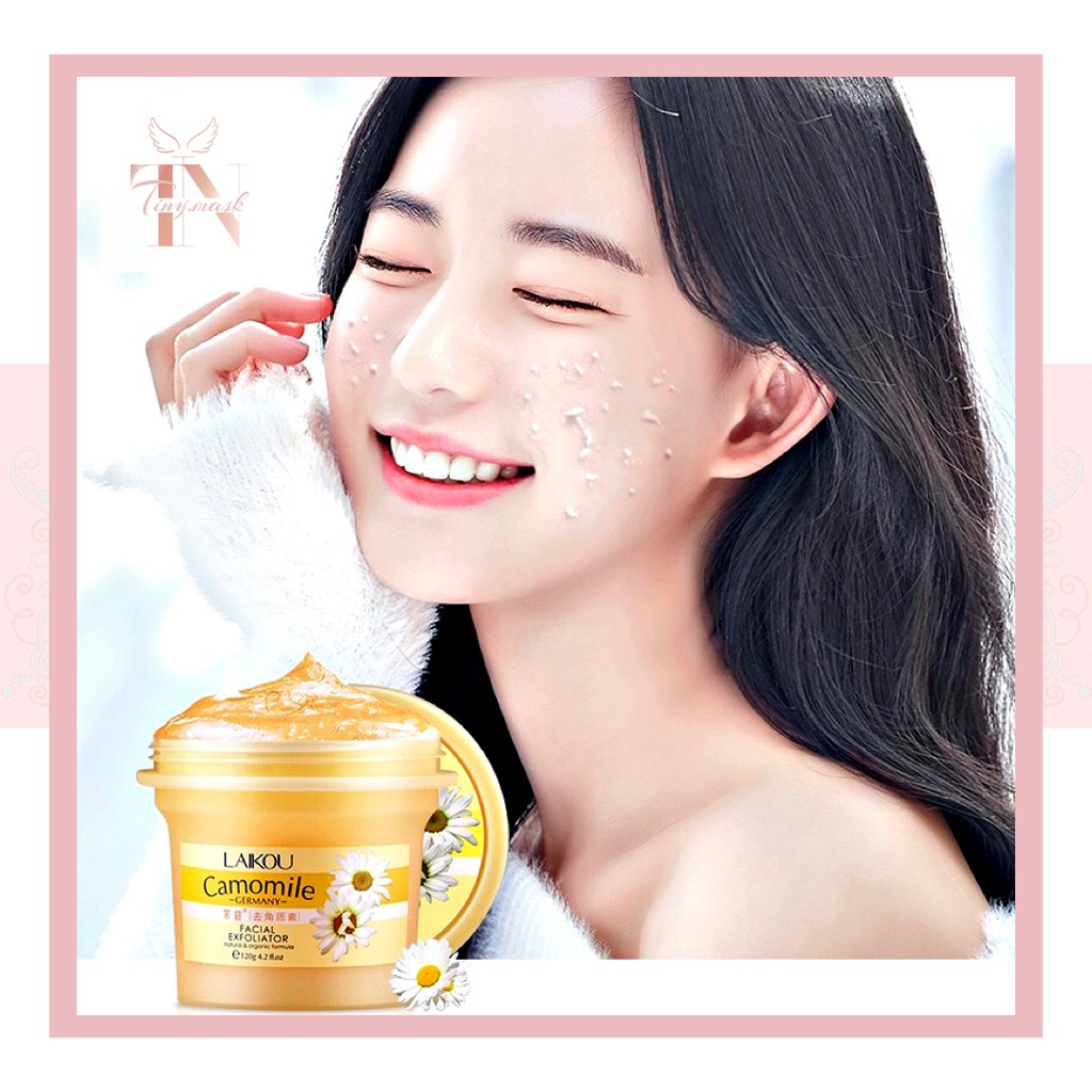Tẩy Tế Bào Chết Mặt Và Toàn Thân Hoa Cúc Chính Hãng Laikou - Tẩy Da Chết Cấp Ẩm Kiềm Dầu | BigBuy360 - bigbuy360.vn