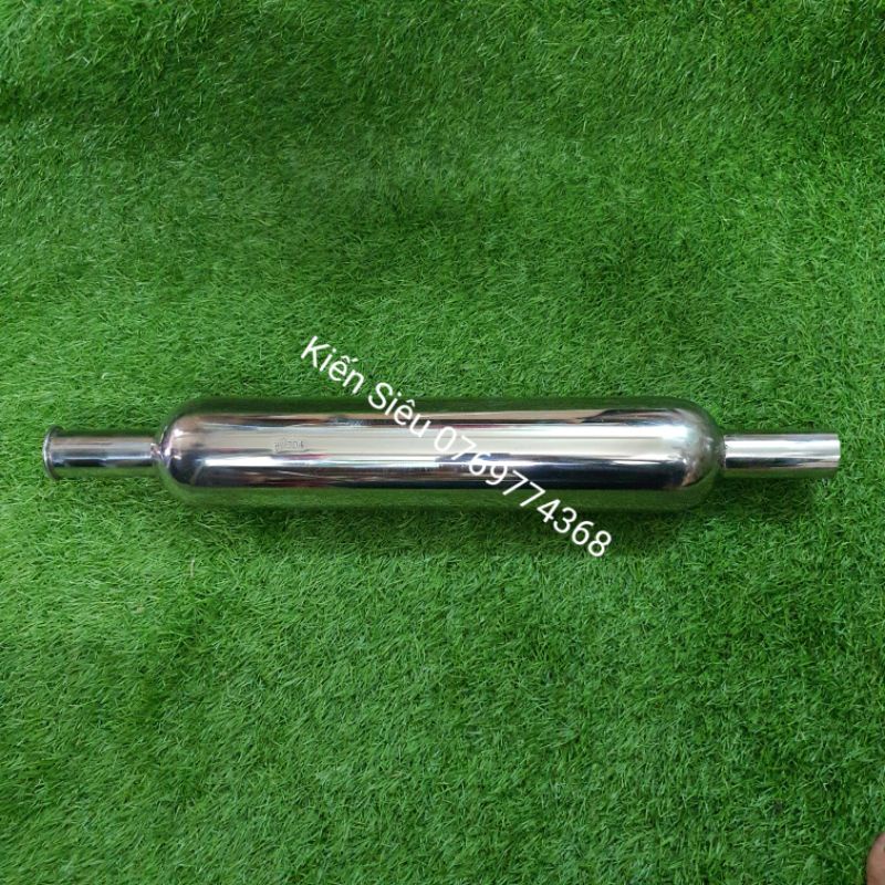 Lon pô cổ chai inox 304 phù hợp GN125, GD110,Husky125,CG125,
