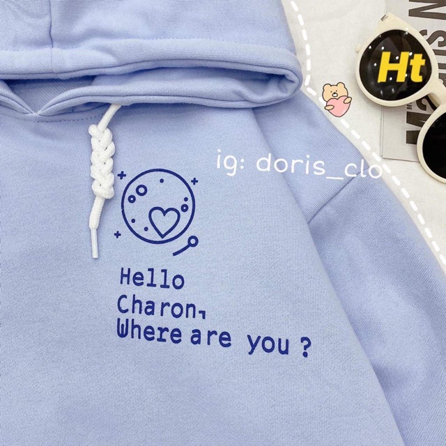 Áo hoodie Hello Chất nỉ bông H.2G655 | BigBuy360 - bigbuy360.vn