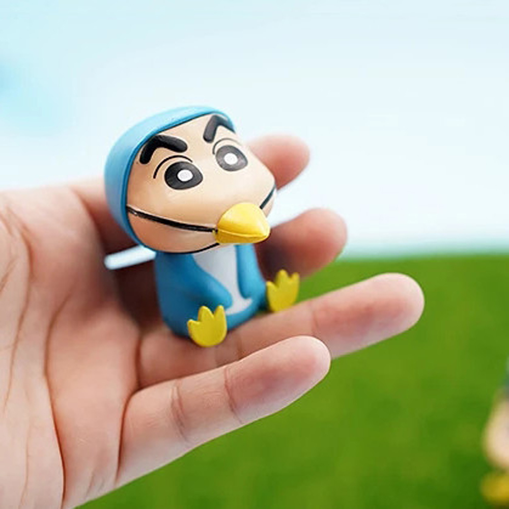 SHINCHAN Set 6 Mô Hình Đồ Chơi Nhân Vật Trong Phim Hoạt Hình &quot;Shin-Chan&quot;