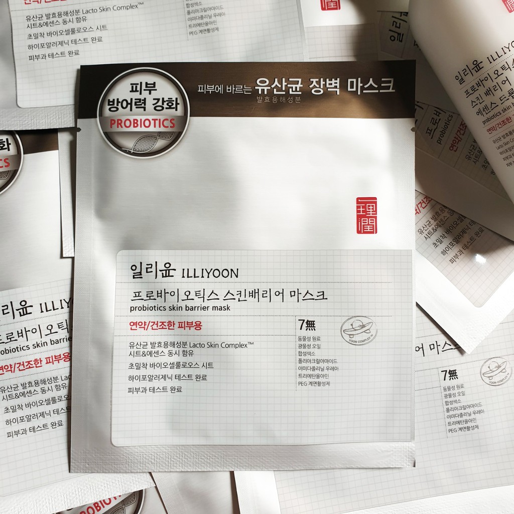 (mẫu mới) 1 miếng Mặt nạ Illiyoon Probiotics Skin Barrier Mask | BigBuy360 - bigbuy360.vn