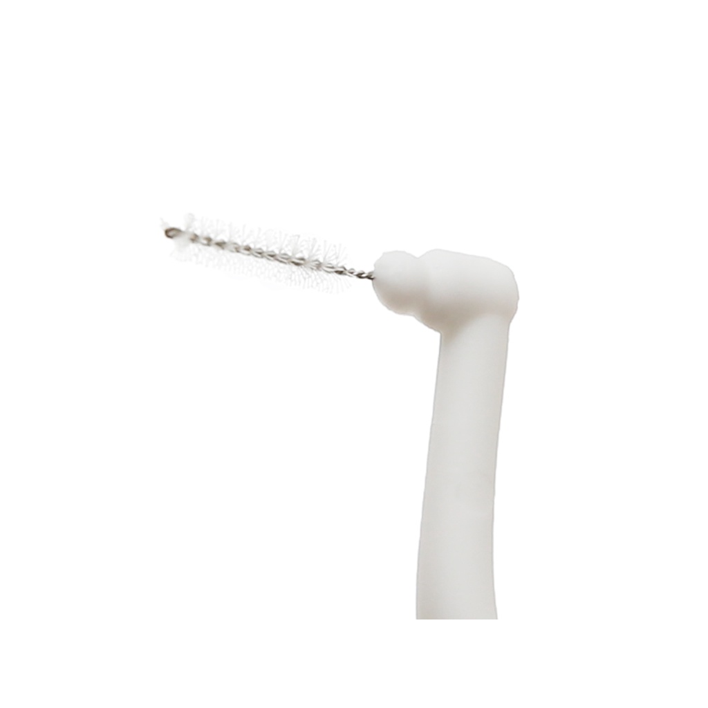 Bàn chải kẽ răng Dr Polir chuyên cho răng niềng, chỉnh nha, tăm kẽ chữ L cho răng hàm, răng cửa