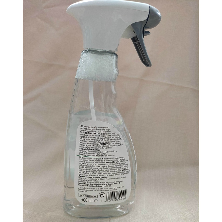 Dung Dịch Vệ Sinh Nội Thất Ô Tô Sonax Interior Cleaner 500ml