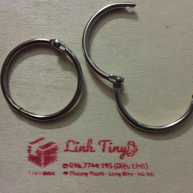 Khoen tròn đóng sách vải (2 đôi)