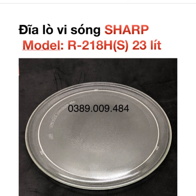 Đĩa lò vi sóng Sharp R-218H(S) chính hãng