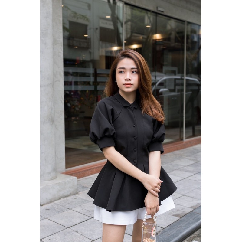 Daiya Blouse / Áo tay bồng xếp ly | BigBuy360 - bigbuy360.vn