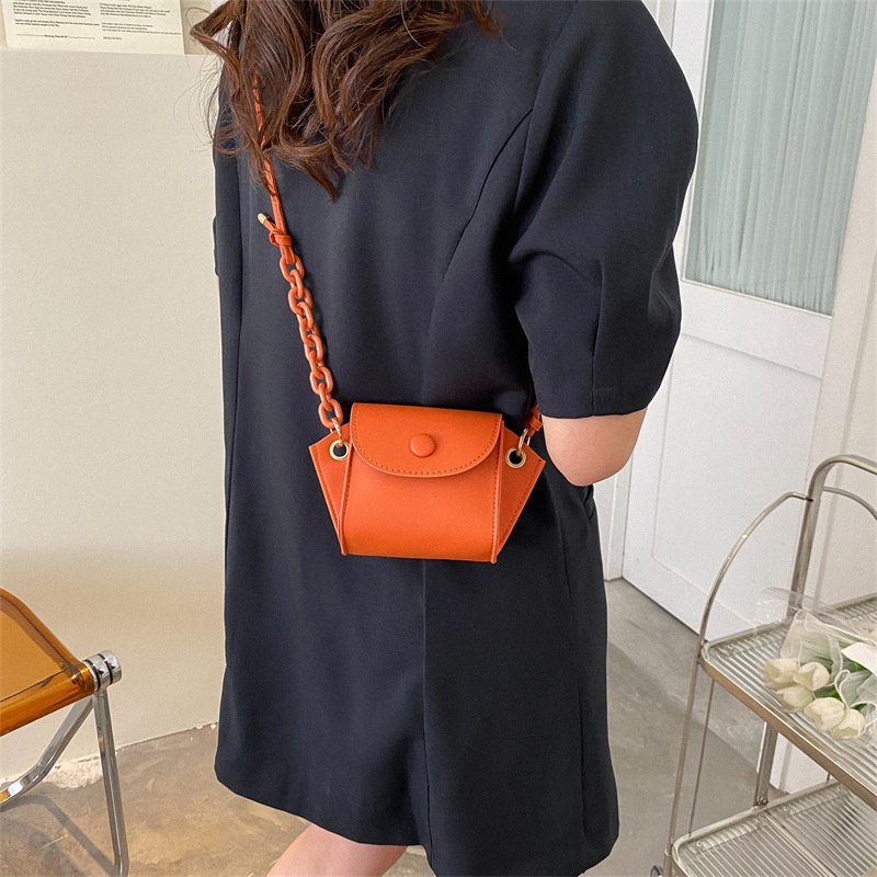 Túi Đeo Chéo Mini Hình Vuông Màu Trơn Kiểu Mới Thời Trang Mùa Hè NB00092 2022