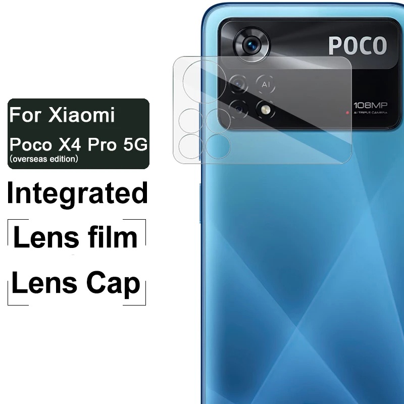 Kính Cường Lực Trong Suốt Bảo Vệ Ống Kính Máy Ảnh Cho Xiaomi Poco X4 Pro 5G / HD