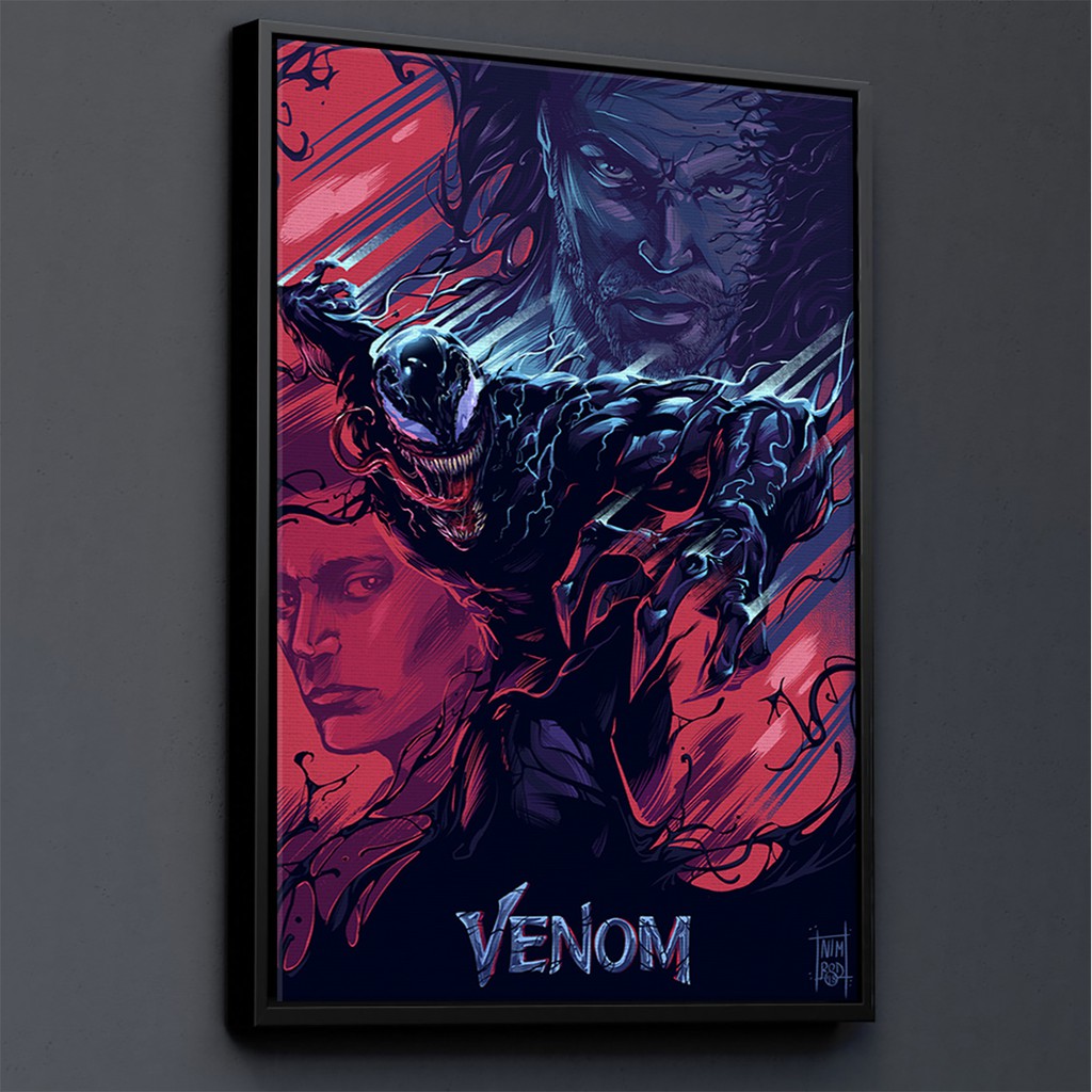 TRANH CANVAS SIÊU ANH HÙNG MARVEL treo tường in theo yêu cầu - VENOM