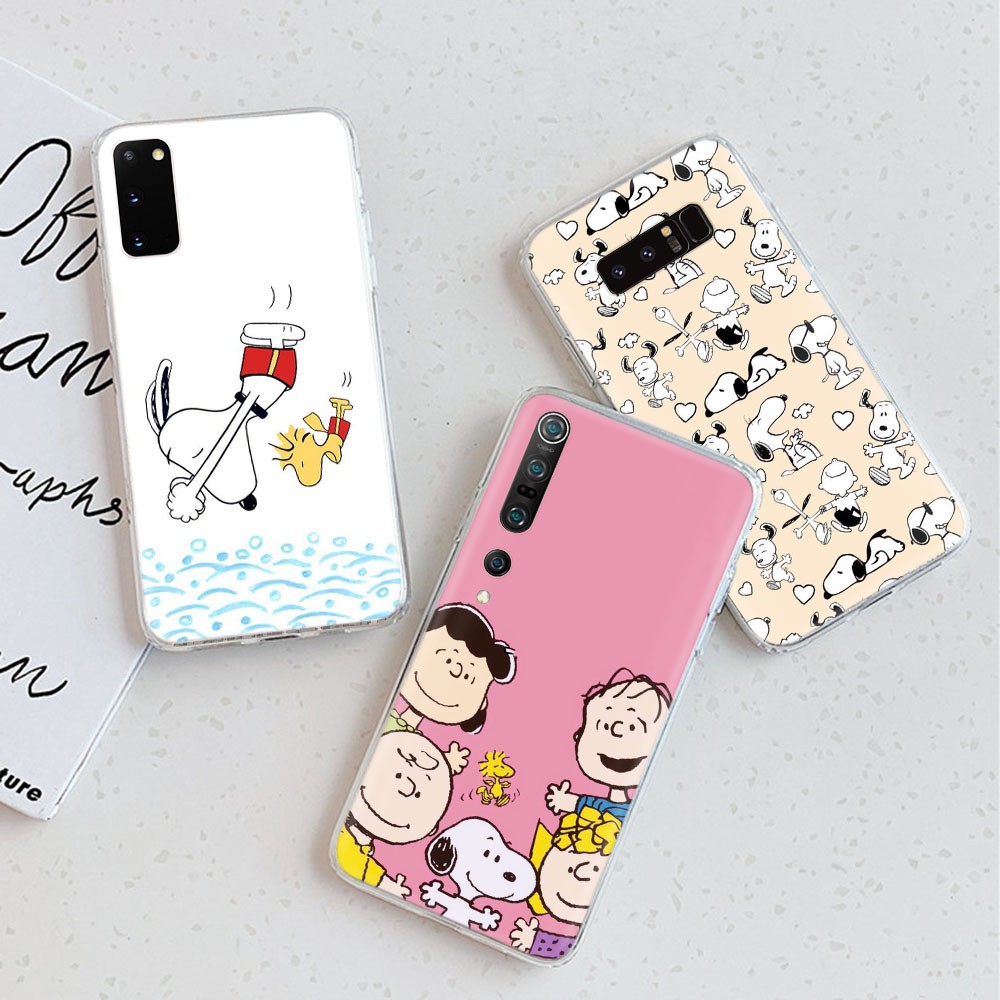 Ốp Lưng Trong Suốt Có Hình Hạt Đậu Cho Vivo Y11 Y12 Y15 Y17 Y19 Y91 Y91i Y91c