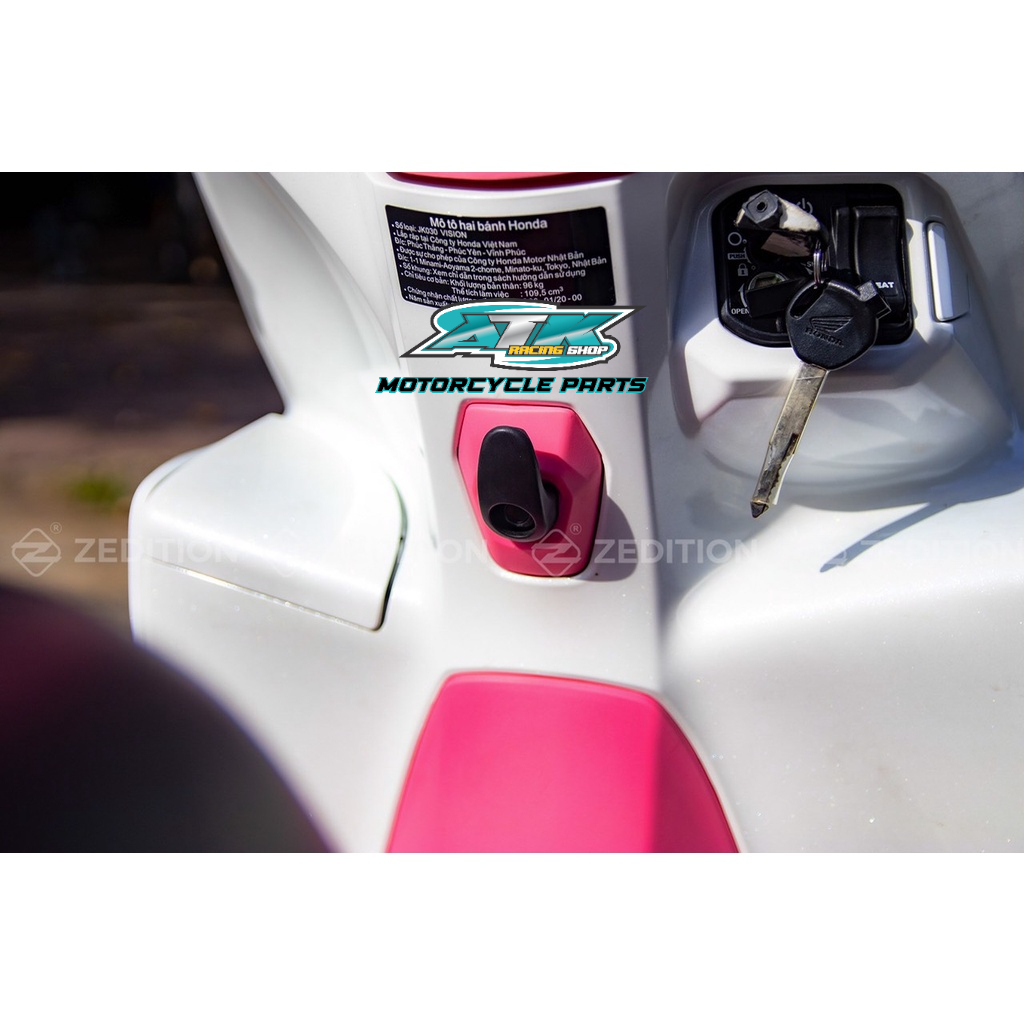 Full bộ 6 món nhựa nhám màu cho xe Vision đời 2014 đén 2022 3 màu, xanh , cam , hồng cá tính