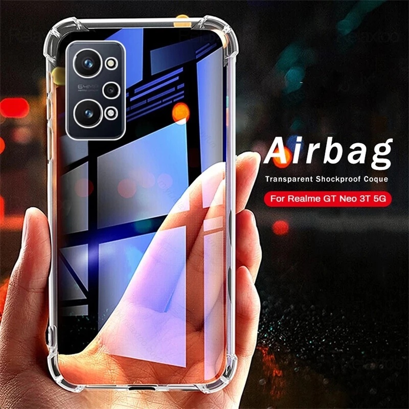 Ốp Điện Thoại TPU Mềm Trong Suốt Cho Realme GT Neo 3T 3 2 Pro Narzo 50 Pro 5G 50i C35 C25s C25 C17 C15 C12 C11 C25Y C21Y 9 8 7 6 5 Pro 5G 9i 8i 7i 6i