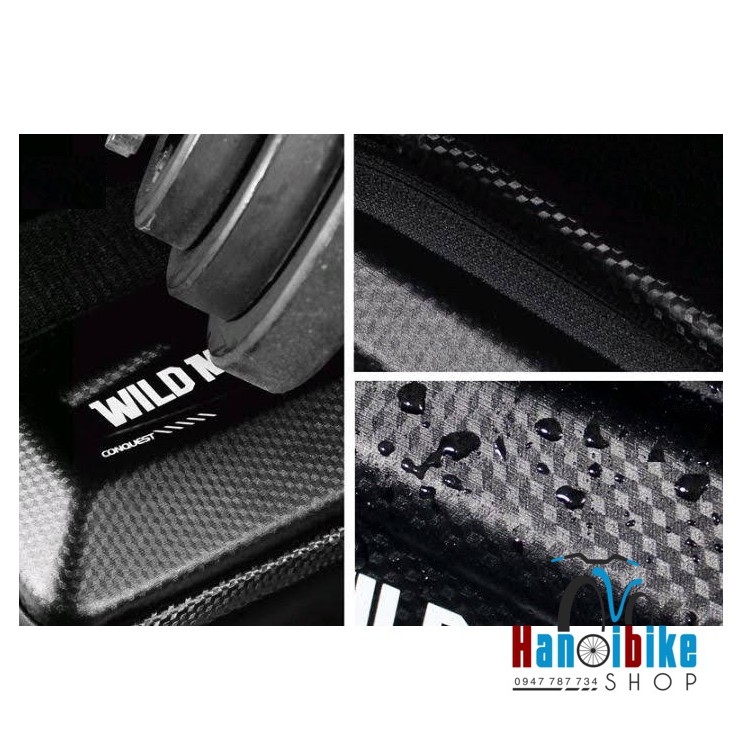 Túi để điện thoại trên khung xe đạp Wildman loại vắt 2 bên | BigBuy360 - bigbuy360.vn