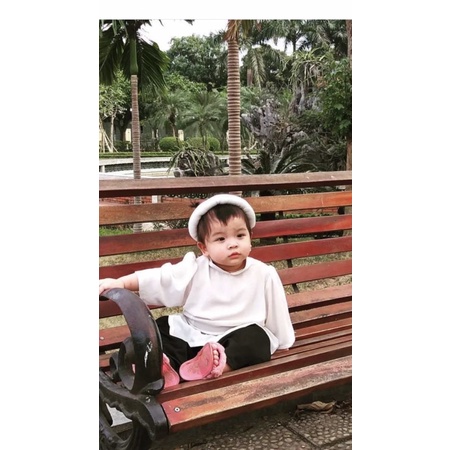 áo dài trắng cho bé gái