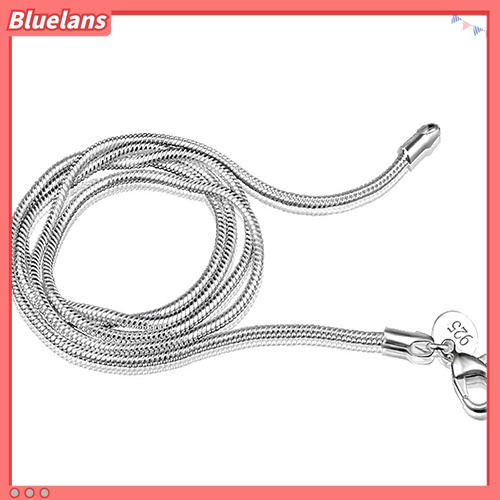 Dây chuyền dạng rắn mạ bạc xinh xắn 2mm
