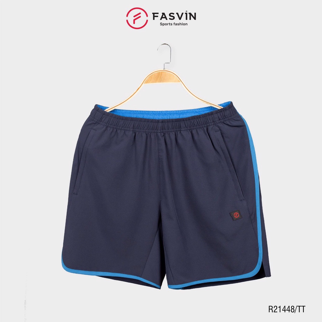 Quần đùi nam FASVIN vải gió siêu nhẹ thể thao khỏe khoắn, vận động thoải mái -Q21448- Q22498