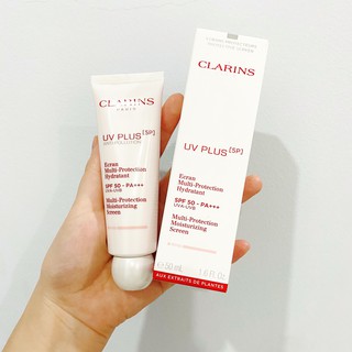 Kem chống nắng Clarins UV PLUS [5P] Anti-Pollution Rose 50ml