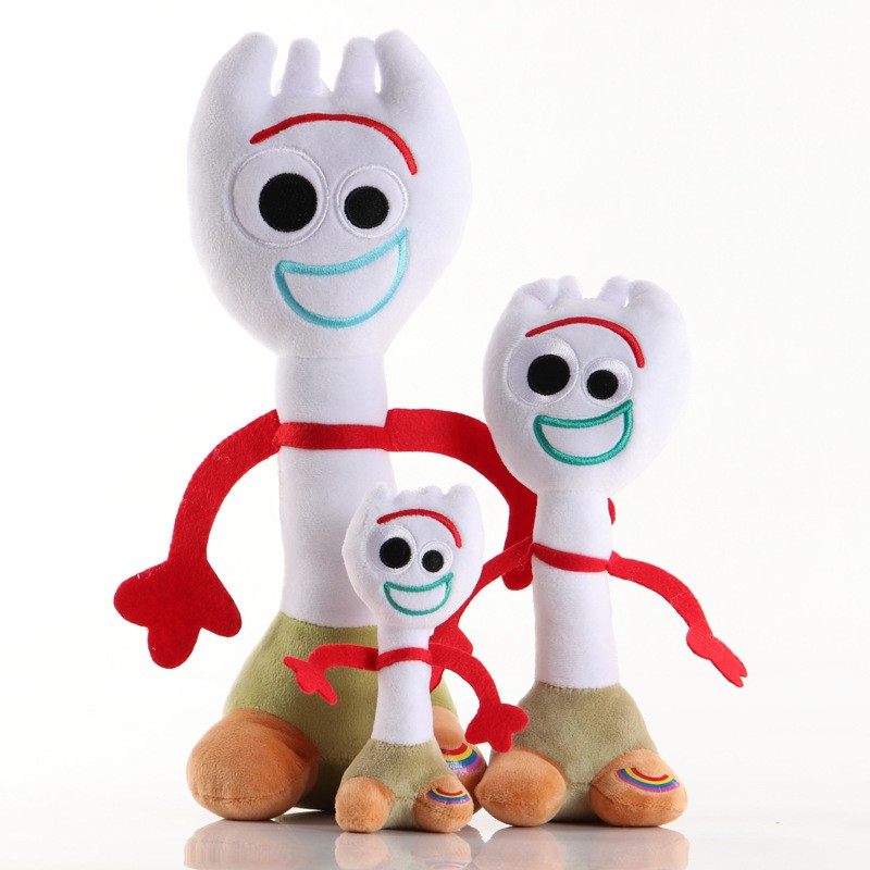 Đồ chơi nhồi bông mềm mại dễ thương hình nhân vật Forky trong Toy Story 4 15-35cm