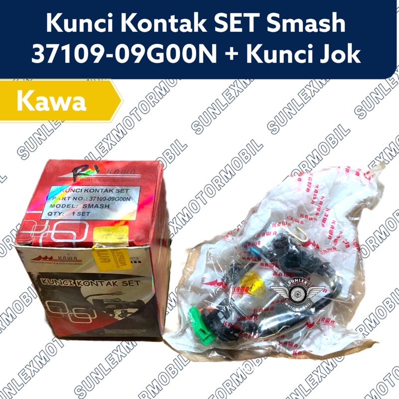 Bộ Ổ Khóa Khởi Động Cho Xe Ô Tô SMASH 37109-09G00N KAWA