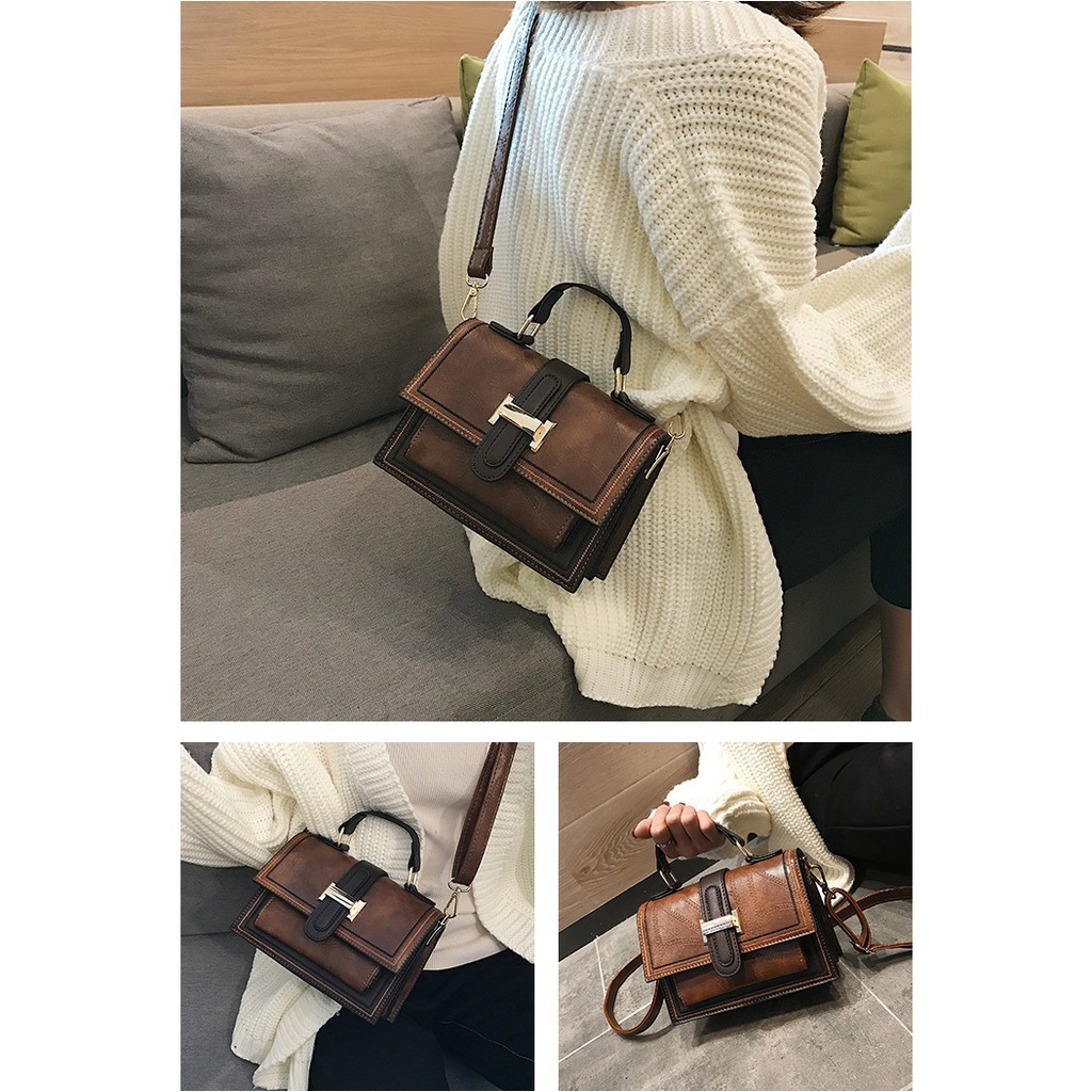 Túi xách retro hộp