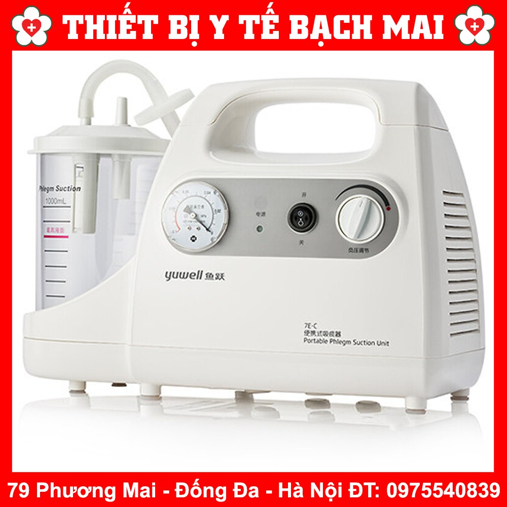 Máy Hút Dịch Mũi Họng 1 Bình Yuwell 7E-C